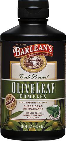 Olive Leaf Complex Peppermint (16 oz) Barlean's