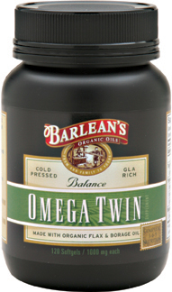 Lignan Omega Twin (120 softgels) Barlean's