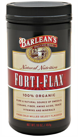 Forti-Flax Organic Ground Flax Seed (16 oz) Barlean's