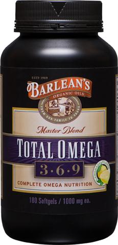 Total Omega 3-6-9 (180 softgels) Barlean's