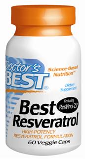 Best Resveratrol featuring ResVinol-25� (100 mg) Doctor's Best
