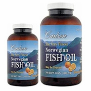 The Very Finest Norwegian Fish Oil, Orange Flavor (120 + 30 soft gels) Carlson Labs