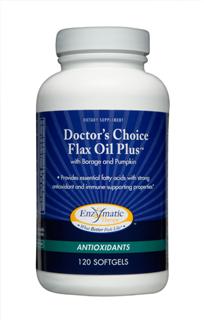 Doctor's Choice Flax Oil Plus (120 softgels) Enzymatic Therapy
