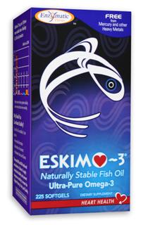Eskimo-3 Fish Oil 500 mg (225 softgels) Enzymatic Therapy