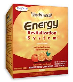 Fatigued to Fantastic! Energy Revitalization System with B Complex (Citrus Delight 30-day) Enzymatic Therapy