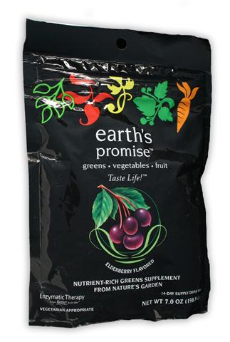 Earth's Promise Green (Elderberry 14-day pouch) Enzymatic Therapy