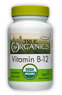 True Organics Vitamin B12 (30 tabs) Enzymatic Therapy