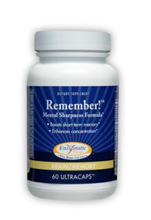 Remember (60 Ultracaps) Enzymatic Therapy