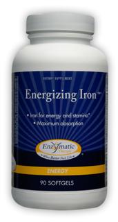 Energizing Iron (90 softgels) Enzymatic Therapy