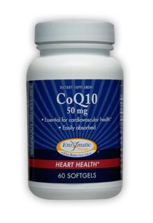 CoQ10 50 mg (60 softgels) Enzymatic Therapy