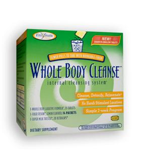 Whole Body Cleanse with Drinkable Luscious Lemon Fiber Mix (2 week supply) Enzymatic Therapy