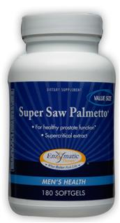 Super Saw Palmetto (180 softgels) Enzymatic Therapy