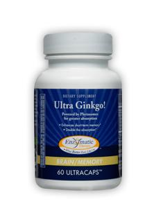 Ultra Ginkgo! (60 Ultracaps) Enzymatic Therapy