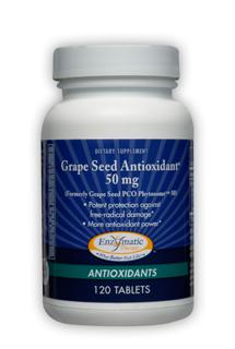 Grape Seed Antioxidant (50 mg-120 tabs) Enzymatic Therapy