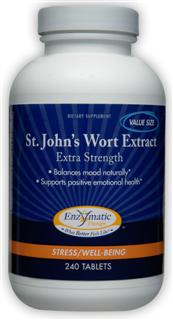 Extra Strength St. John's Wort Extract (240 tabs) Enzymatic Therapy