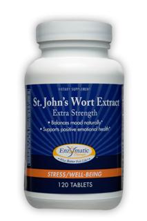 Extra Strength St. John's Wort Extract (120 tabs) Enzymatic Therapy