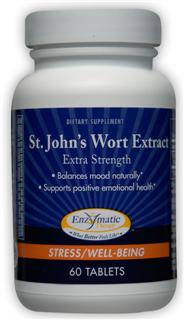 Extra Strength St. John's Wort Extract (60 tabs) Enzymatic Therapy