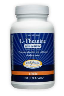 L-Theanine (100mg - 180 Ultracaps) Enzymatic Therapy