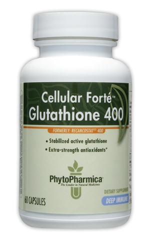 PhytoPharmica Cellular Fort� Glutathione 400 (60 caps) Enzymatic Therapy