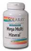 Mega Multi Mineral (200 Caps) Solaray Vitamins