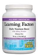 Learning Factors Daily Nutrient Boost with Whey Protein (1lb) Natural Factors