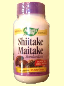 Shiitake Maitake, Standardized (60 caps) Nature's Way