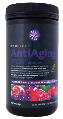 Anti-Aging Whole Food Antioxidant Drink Mix with Resverapure (300 g) Pomology