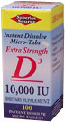Extra Strength Vitamin D3 10,000 IU (100 tablets) Superior Source