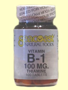 B1 (Thiamine) 100mg (100 Tabs) Seacoast Vitamins