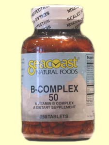 Vitamin B Complex 50mg (250 Tabs) Seacoast Vitamins