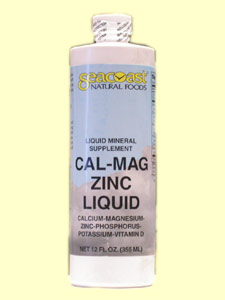 Cal Mag Zinc Liquid (12oz) Seacoast Vitamins