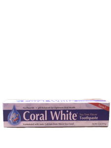 Coral White Toothpaste, Tea Tree (6 oz) Coral White Toothpaste, Tea Tree (6 oz)
