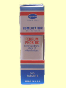 Ferrum Phos. 6X (500 Tab) Hylands