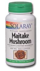 Maitake Mushroom (100 Caps) Solaray Vitamins