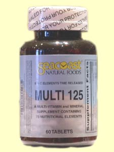 Multi 125 Ultra Potency (60 Tabs) Seacoast Vitamins