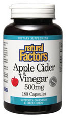 Apple Cider Vinegar 500mg (180 caps) Apple Cider Vinegar 500mg (180 caps)