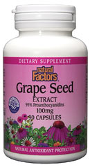 Grape Seed Extract 100mg (90 Caps) Natural Factors