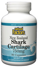 Shark Cartilage New Zealand (90 caps) Natural Factors