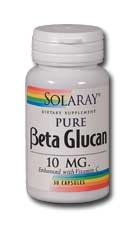 Beta Glucan, Enhanced (60 caps) Solaray Vitamins