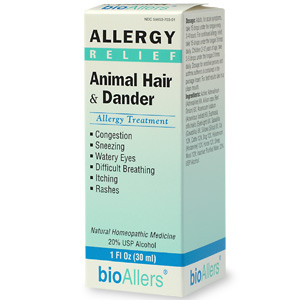 Animal Hair & Dander Allergy Treatment (1oz) BioAllers
