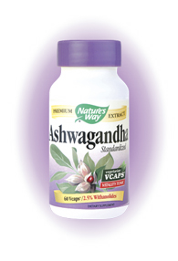 Ashwagandha Standardized (60 caps) Nature's Way