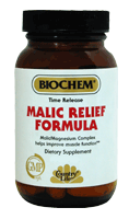 Malic Relief Formula (60 Tabs) Country Life