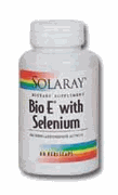 Bio Vitamin E with Selenium Solaray Vitamins