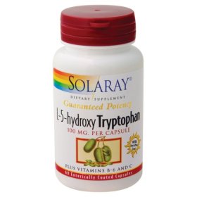 L-5-hydroxy Tryptophan 100 mg Solaray Vitamins