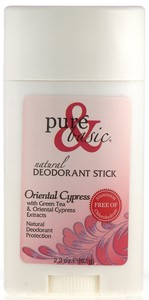 Green Tea Deodorant Oriental Cypress (2.2 oz) Pure & Basic