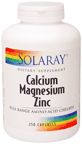 Calcium Magnesium Zinc (250 Vcaps) Solaray Vitamins