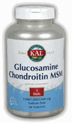 Glucosamine Chondroitin & MSM (90 Tabs) KAL
