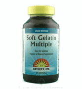 Soft Gelatin Multiple (180 Softgels) Nature's Life