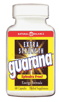Guarana, Extra Strength (60 Caps) Natural Balance