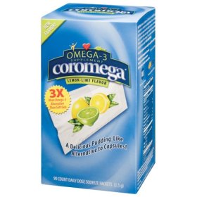 Coromega Lemon-Lime Flavor (90 pak) Coromega